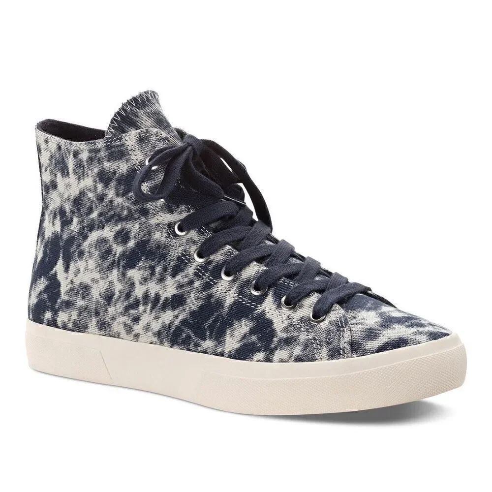 Sun + Stone Men's Mesa Tie Dye Print Lace-Up High Top Sneakers